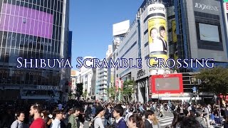 4K Time Lapse Shibuya scramble crossing