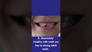Do we need to treat cavities for kids’ milk teeth?
