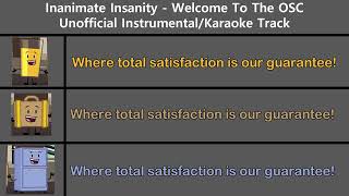 Welcome To The OSC (Inanimate Insanity) - Unofficial Instrumental/Karaoke Track