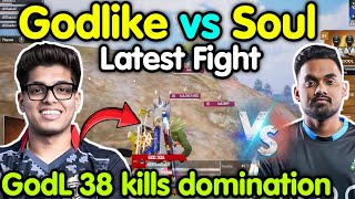Godlike vs Soul latest fight 🥵 Jonathan 1v4 clutch 😲 GodL 38 kills domination 🔥