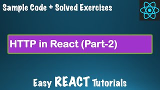React JS Tutorial - HTTP-2 Lesson#13  - Login, Logout, LocalStorage, Protected Routes