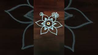 Simple Daily kolam designs 🌺🪔#rangoli #kolam #dailykolam #shorts #youtubeshorts