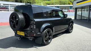 2022 LAND ROVER DEFENDER 110 V8 P525 Supercharged Santorini Black  for sale at Castle Motors