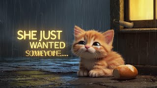 Lonely Kitten’s Story || Udas Cat and Little Girl || Black Cat and Girl || Viral Stories