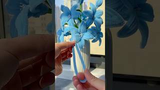 Handmade diy pipe cleaner lily flowers #diy #gift #diyflower #diycrafts #flowercraft #flower #craft