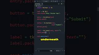 Build a Python Desktop App in 30 Seconds! 💻 (No Extra Libraries Needed)