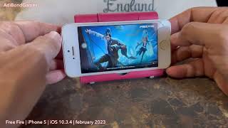 Test Free Fire | iPhone 5 | iOS 10.3.4 | february 2023