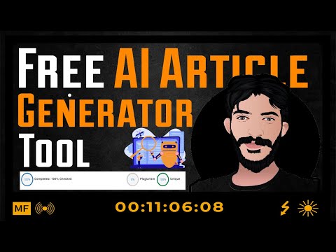 AI Article Generator Tool || Write Quality Articles and Blog Posts Free
