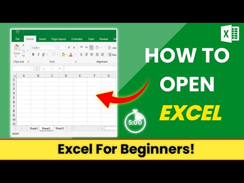 How to Open Excel For Beginners