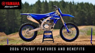 #Yamaha’s class-leading YZ450F is even better for 2026!  𝐓𝐡𝐞 𝟐𝟎𝟐𝟔 𝐘𝐙𝟒𝟓𝟎𝐅: 𝐖𝐡𝐚𝐭’𝐬 𝐍𝐞𝐰? | #𝐁𝐋𝐔𝐂𝐑𝐔