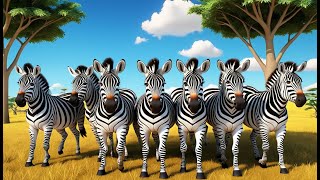 Counting Song with Different Animals | Fun Animal Counting Rhyme | Learn Numbers with Animals