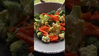 Stir fried Mixed vegetables with pork Thailand food #shorts #trending #trendingshorts