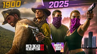 GTA 6 and RDR2 combined in one game. Graphic Comparison. Story Connection