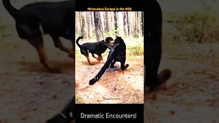 Panther Savage Attack on Dog but In Vain #epicwildlife #wildlifedocumentary #wildlife