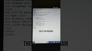 How to create Order list & unordered list in HTML #computerscience #html