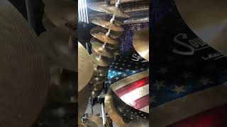 #cooltrick #awesomesound #splash #cymbals #huge #drumset #nodrums #impressive