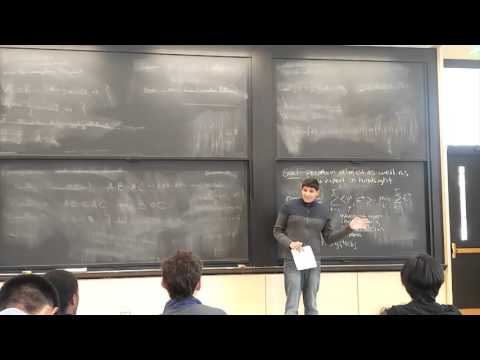 MIT 6.854 Spring 2016 Lecture 17: Multiplicative Weights and Zero Sum Games