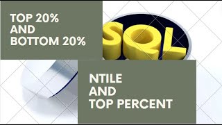 Top 20% vs Bottom 20% of Students in SQL: NTILE vs TOP PERCENT