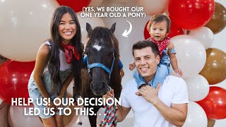 DRAMATIC REVEAL! BUYING A PONY + FAMILY OVERREACTS TO THIS DECISION…