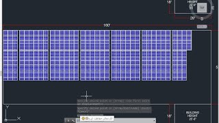 Solar Pannel Placement AutoCAD Design.......
