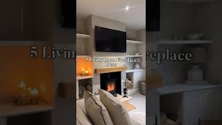 5 Living Room Fireplace Ideas #fireplaceideas #livingroomdecor #interiordesign