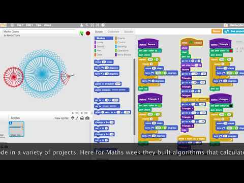 Maths Art Scratch Logo
