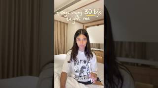things losing 30 kgs taught me ❤️‍🩹 #weightloss