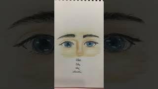 #eyesblueliketheatlantic #eyes #art #traditionalart I’m late to the trend