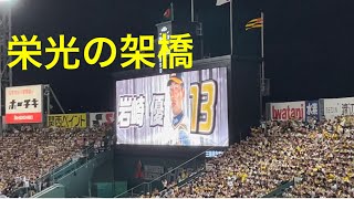 2023 9/14 甲子園　優勝試合　岩崎優　横田慎太郎さんの登場曲　栄光の架橋/ゆず