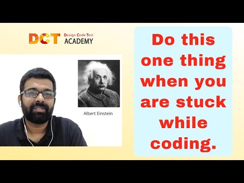 Do this one thing when you are stuck while coding