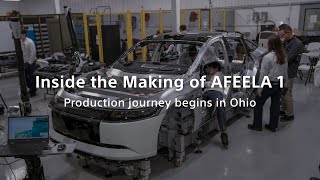 Inside the Making of AFEELA 1 | Production journey begins in Ohio