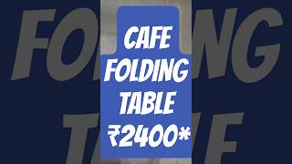 cafe folding table 2×2 #cafe #cafeteria #cafefoldingtable #foldingtable #spacesavingfurniture
