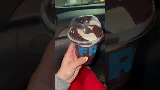 Wendy’s NEW Frosty Swirls #wendys #icecream #viral #fyp #asmr #viralfood