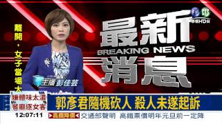 郭彥君隨機砍人 殺人未遂起訴