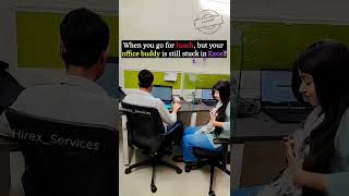 When you go for lunch, but your office buddy is still stuck in Excel!