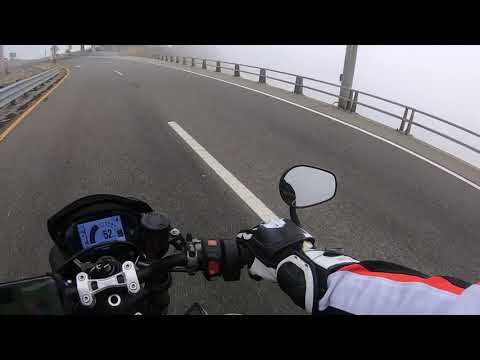 Riding through the clouds...