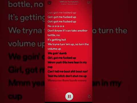 ✨ GMFU ✨ | Overlay lyrics