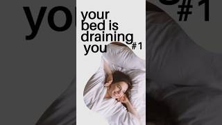 #shorts Your bed is draining you #fengshui #FengShuiTips #HomeEnergy #SleepBetter #mindfulliving