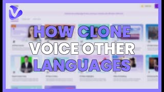 HOW TO CLONE your VOICE to OTHER LANGUAGES with VIDNOZ AI