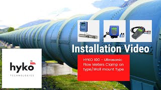 Installation of HYKO-100-Clamp on Ultrasonic Flow Meters | HYKO® Technologies