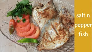 SALT AND PEPPER POMFRET FISH IN 15 MINUTES | RECIPE BY FOOD ART | #foodart