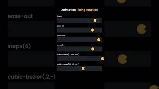 Animation Timing Function #shorts #shortsvideos #viral #viralvideo #html #css #javascript #coding