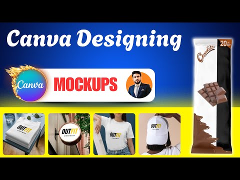 Lec 8 | Mockups | Beginner’s Tutorial | Canva Designing Mastery Course