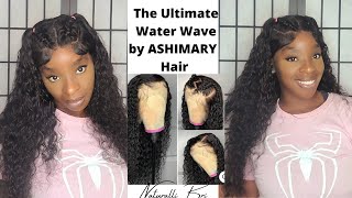Glueless WaterWave Wig By Ashimary #ashimaryhair #waterwave #waterwavewig