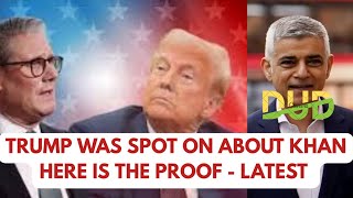 TRUMP WAS SPOT ON ABOUT KHAN - HERE IS THE PROOF #trump #presidenttrump #london N
