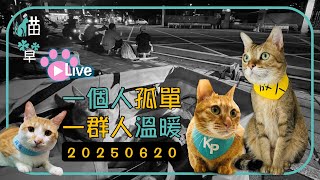 貓草直播｜20250620 一個人孤單.一群人溫暖 #柯文哲 #小草 #土城陪阿北