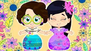 New GamePlay video! Groovy The Martian plays to The Madrigal Family APP | Encanto costumes for kids