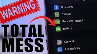 iPhone Battery Health is a TOTAL MESS - Be Aware !