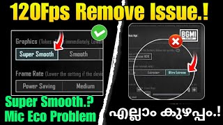 BGMI 120 Fps not showing | BGMI Eco Problem