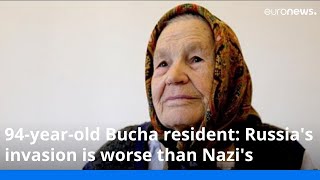 Ukraine war: Bucha resident Olga, 94, says Russia's invasion is worse than Nazi's WWII occupation